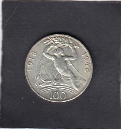 Beschrijving: 100 Korun  INDEPENDENCE  